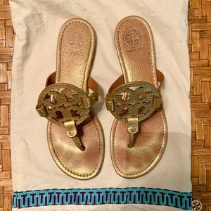 Tory Burch Gold Sandals